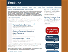 Tablet Screenshot of exekuce.anopujcka.cz