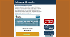 Desktop Screenshot of nebankovni-hypoteka.anopujcka.cz